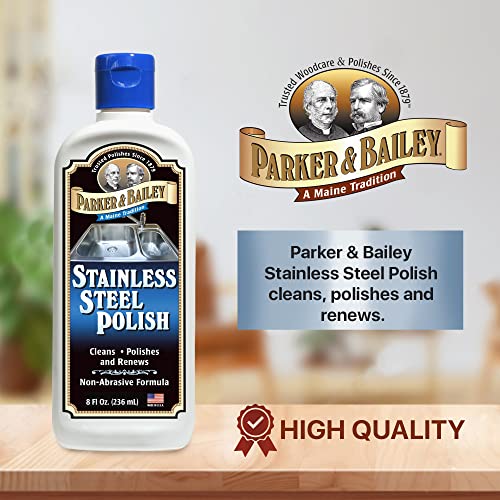 Parker & Bailey Stainless Steel Polish limpiador y abrillantador miniatura 2