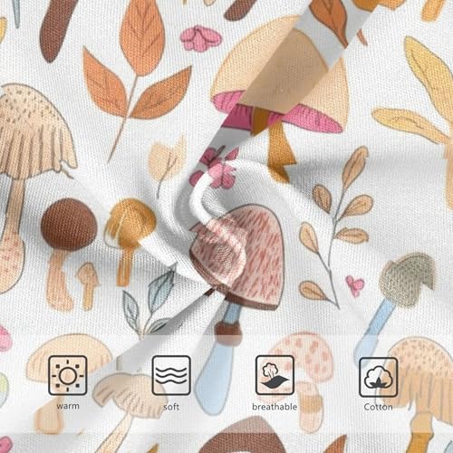 Mushrooms Plants Girls Underwear Toddler 2t Cotton Panties for Girl Stylish Underpants Briefs3