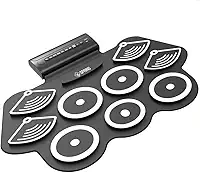 Bateria Eletronica Dobravel Preto Spring 9 Pads