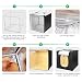 Amzdeal Caja de Luz Fotografia 80 x 80 x 80cm Kit Caja...