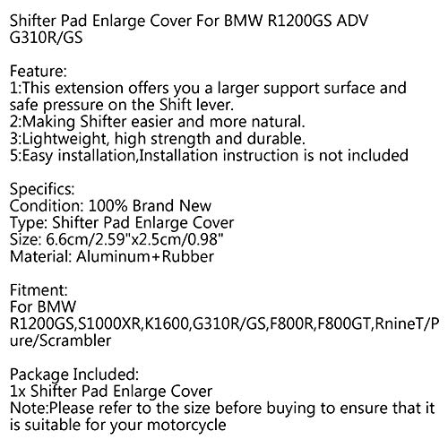 Bruce & Shark Estensione per pedale cambio