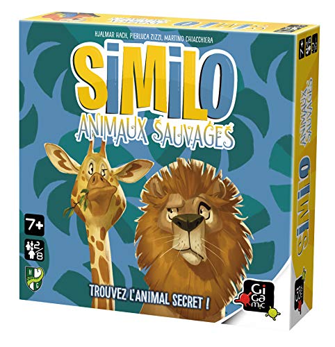 Gigamic - SIMILO Wild Animals - Cooperative deduction game for the whole family - From 7 years old, Multicolored - Image 2