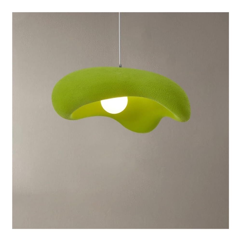 Lampe suspendue pour salon Wabi-sabi crème et lustre îlot de cuisine marron