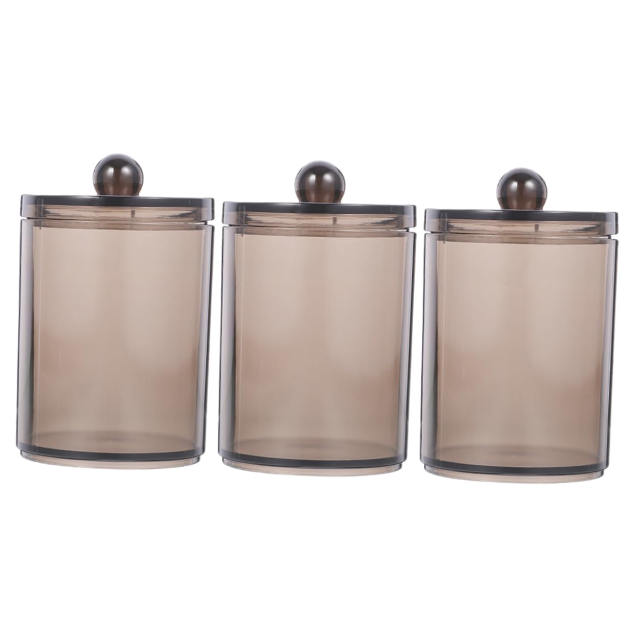 IMIKEYA 15piezas Organizador De Hisopos De Algodón Con Tapa Para Almacenamiento De Algodones Bastoncillos y Almohadillas Cosméticas Para Hogar y Dormitorios