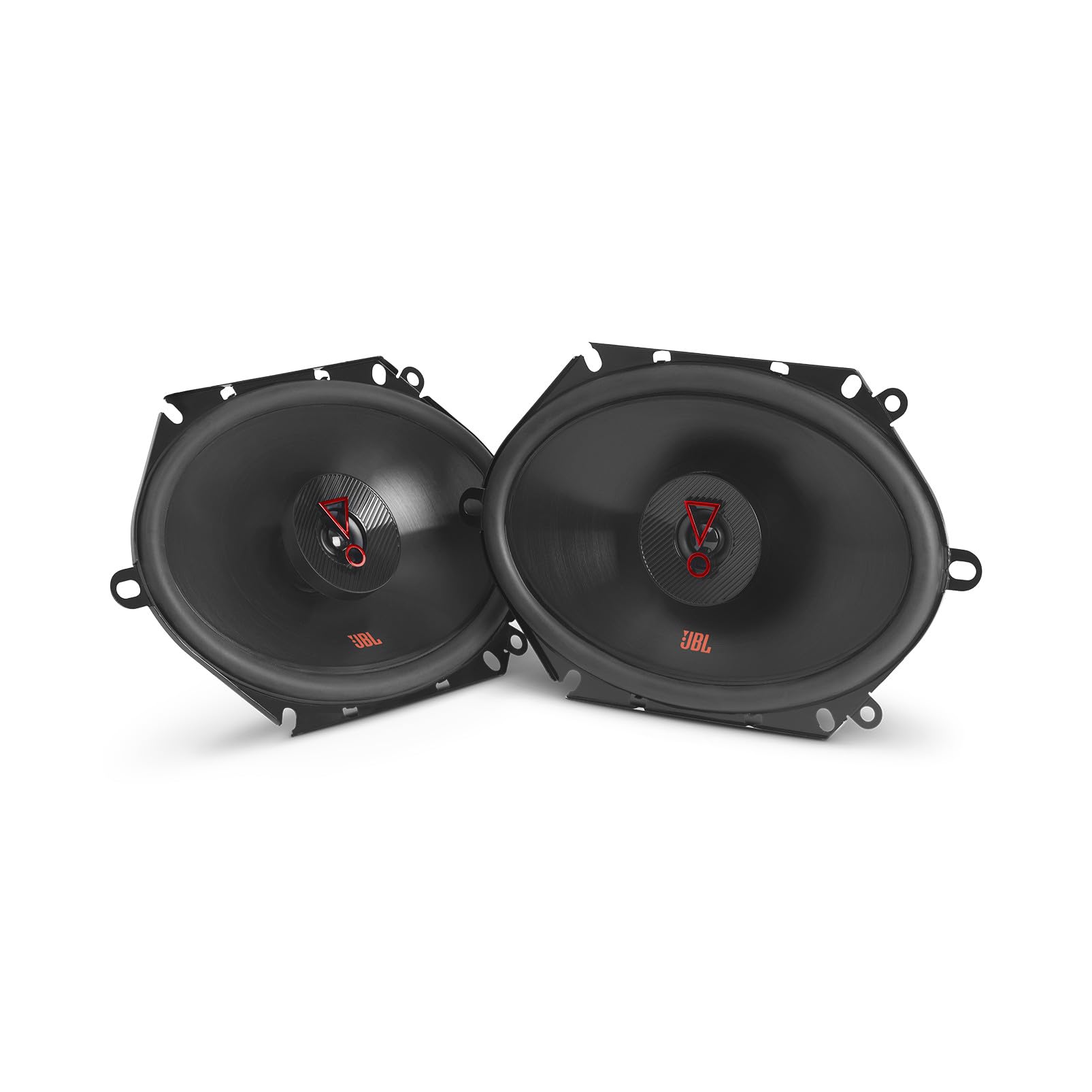 JBL Stage3 8627 2-Wege Auto Lautsprecher Set von Harman Kardon - 250 Watt ovale KFZ Autolautsprecher Boxen - groß 6" x 8" - 15 x 20 cm, Schwarz
