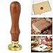 Wax Seal Stamp, Hogwarts Retro Wax Seal Stamp with Handle, Great for Embellishment of Envelopes, Invitations, Wine Packages, Greeting Cards, etc(H)