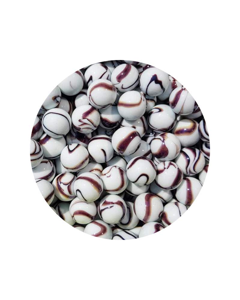 MaRécréation – 25 Billes Girafe Espagnole – Verre 16 Mm – Lot De 25 – Jeux De Récréation – Dès 6 Ans