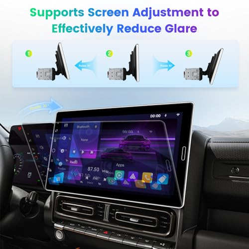Radio para auto con pantalla táctil 10.1 pulgadas miniatura 2