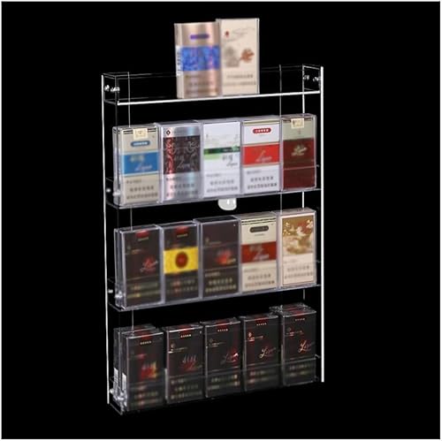 GZHERVICES Expositores de cigarrillos para minoristas, vitrina de fósforos, estante de exhibición comercial para supermercados, tiendas de