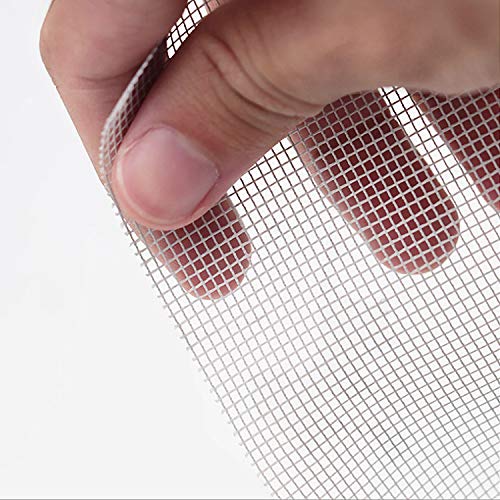Image of UR LITTLE SHOP Fiberglass Mosquito Net for Windows 4 /9 Feet (120 /270 Cm) 48 /108 Inches 1 Year Guarantee Without Stitching (White Color) 200GSM