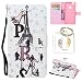 Produktbild für Huawei P10 Lite PU Silikon Schutzhülle Handyhülle Painted pc case cover hülle Handy-Fall-Haut Shell Abdeckungen für Smartphone Huawei P10 Lite + Schlüsselanhänger (/B) (2) (7)