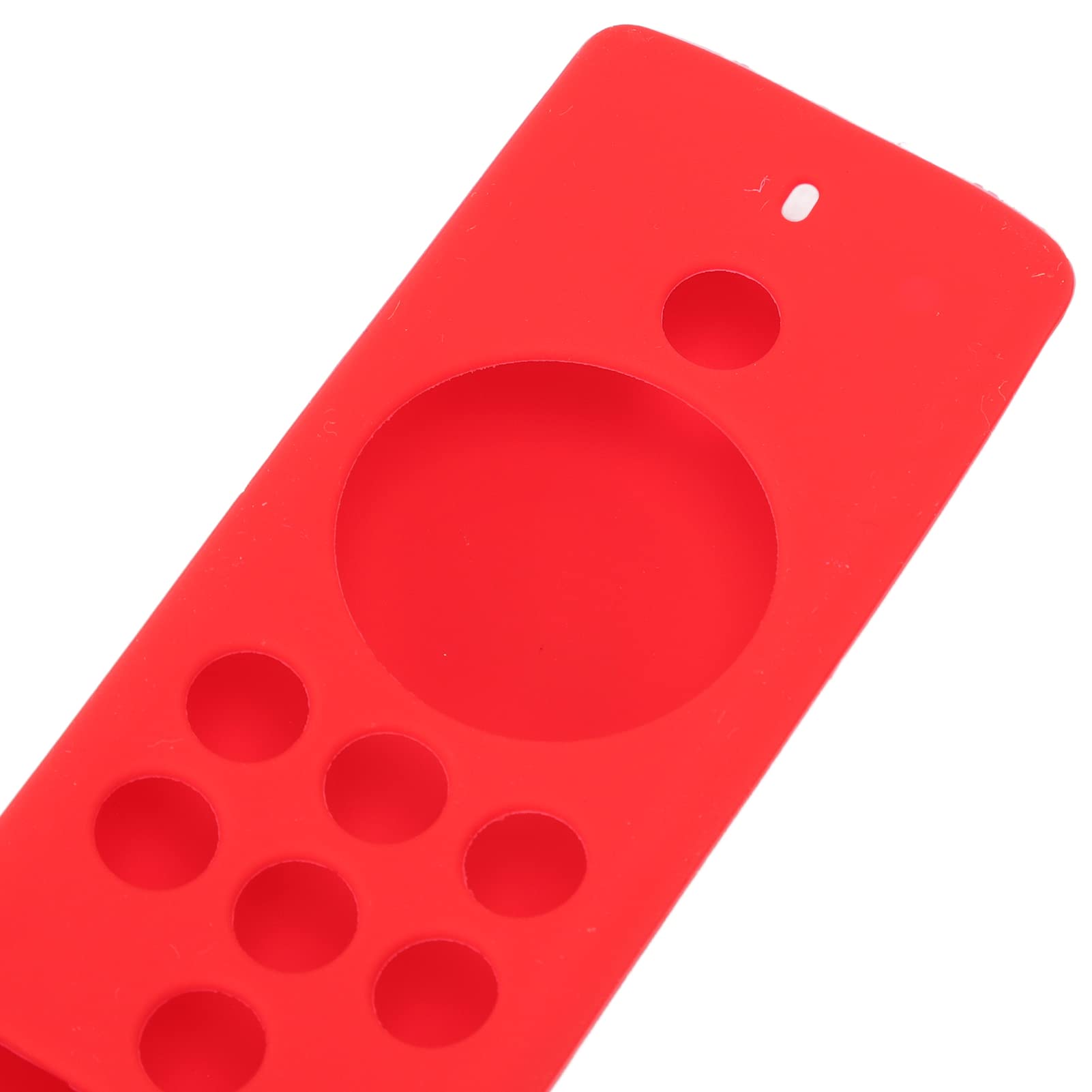 Funda Protectora de Silicona para Mando a Distancia Funda Protectora de Silicona para Mando a Distancia, Suave, Antideslizante, a Prueba de Golpes, con Cordón para Fire TV Stick Lite (Rojo)