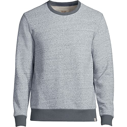 Lands' End Men's Blake Shelton Serious Sweats Crewneck Sweatshirt (US, Alpha, Large, Regular, Regular, BOULDER GRAY HEATHER)