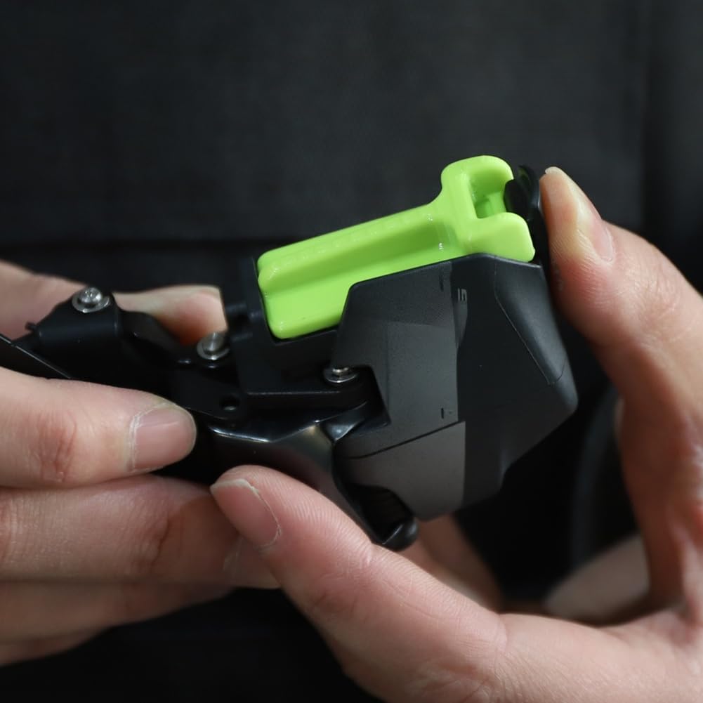 Copertura per batteria SRAM per ETAP Axs, piastra di protezione deragliatore, in plastica leggera, vestibilità sicura, per gruppi elettronici Force Red (verde)
