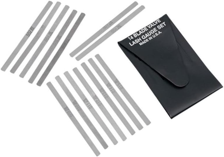 A & E HAND TOOLS - 14 Pc Feeler Gauge Set For Motorcycles (1610)