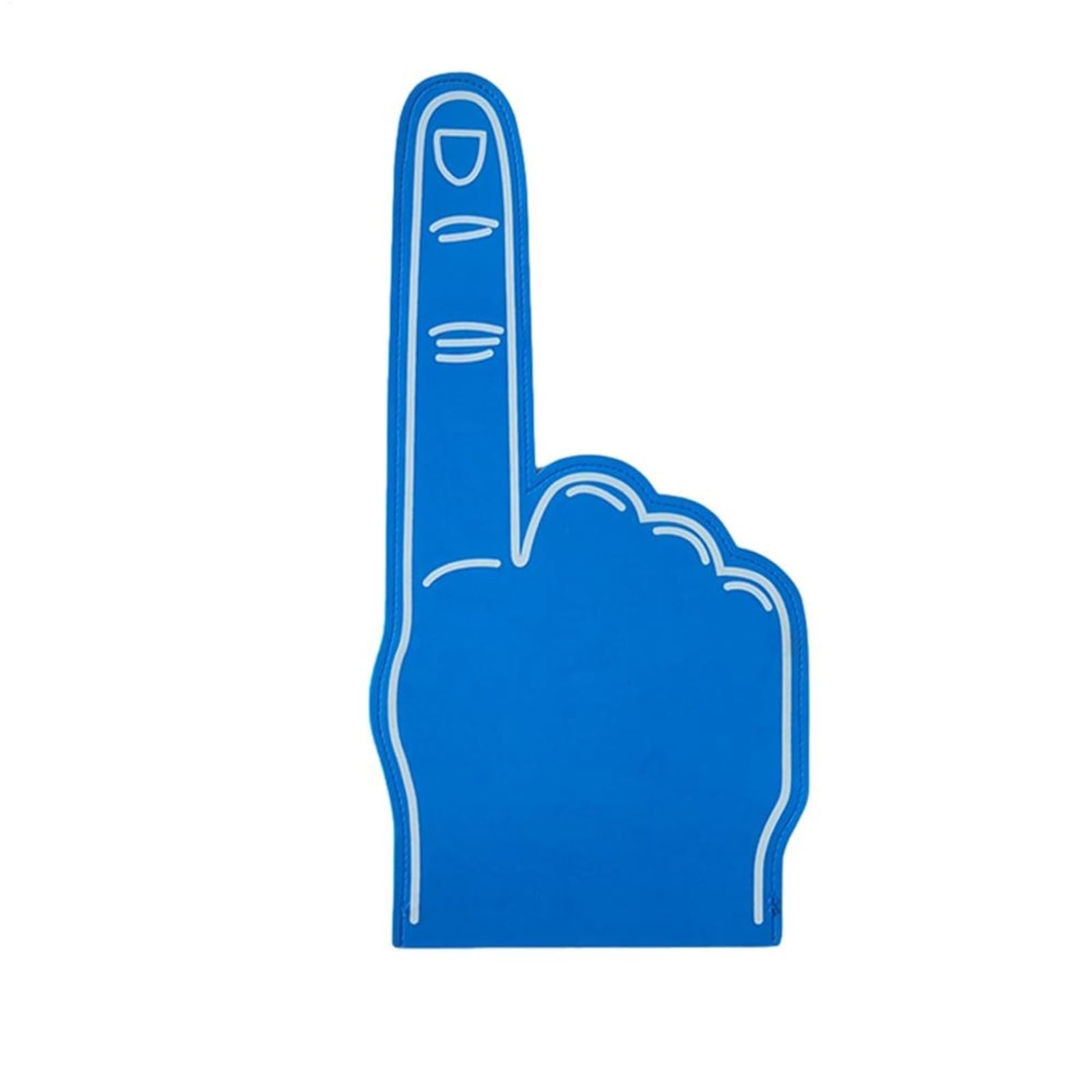 2PC Gladiators Foam Finger Giant Inspired Sports Games By Fans' Fingers Cheerleading Props For Events for Parties Celebration(Blue)