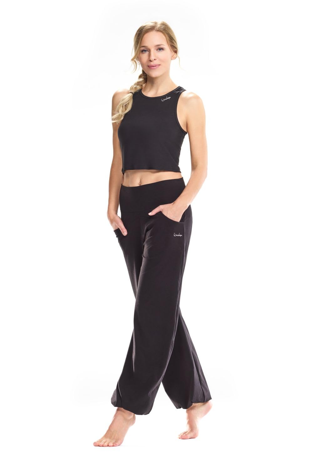 WINSHAPE Damen Lässige Hose Functional Light and Comfort Wide Leg Pants Cul102lc