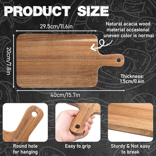 Planches à découper en bois lot de 10 pour ne plus manquer de plats - 3