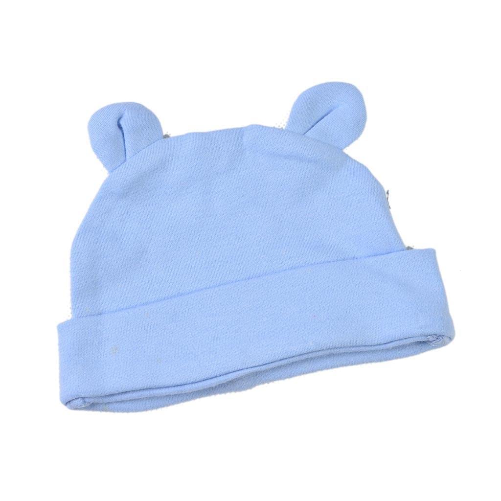 Puppenkleidung (2 Stück): Blauer Strampler, Lätzchen Und Mütze – 5 Teiliges Outfit für Neugeborene
