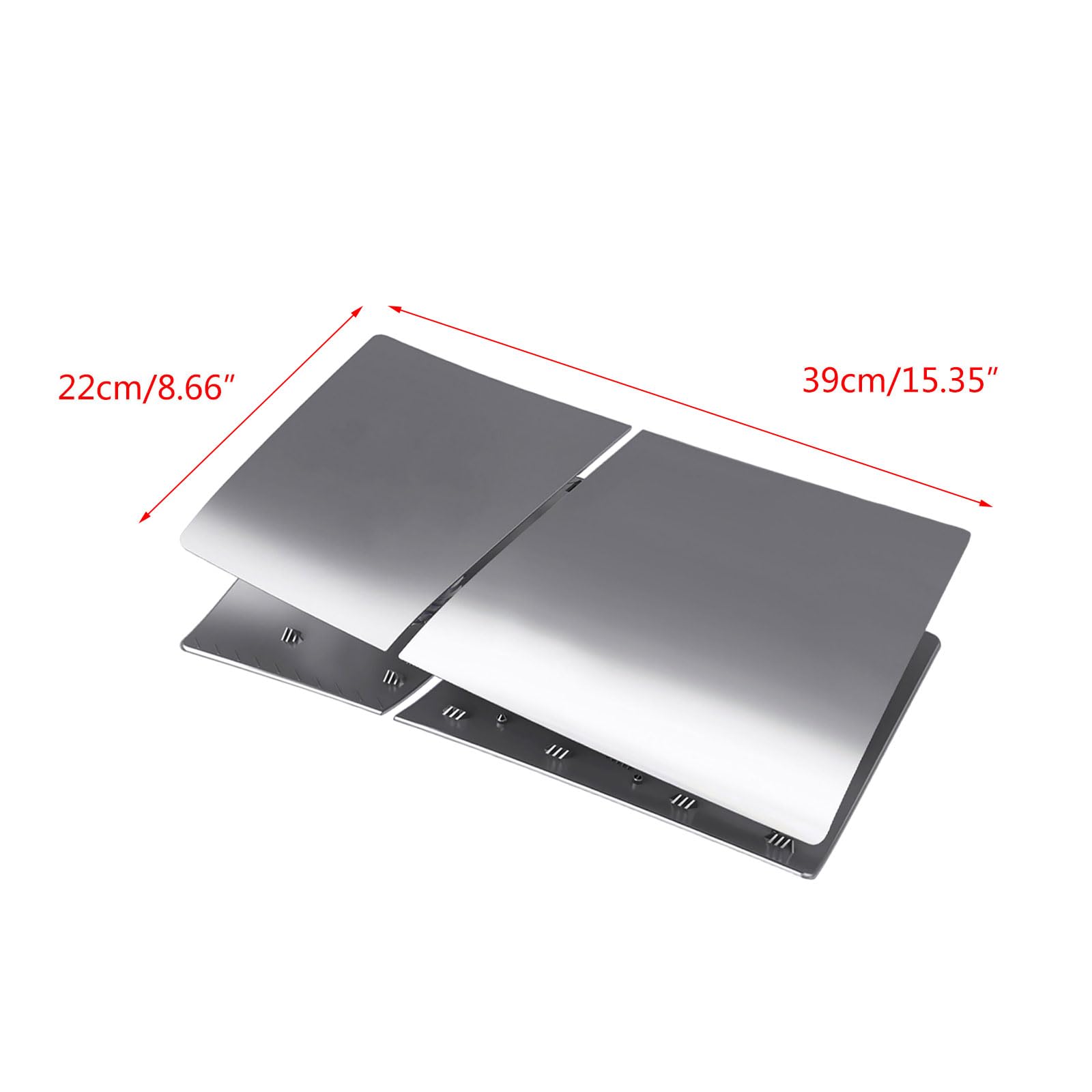 Funda protectora para consola con placa frontal y accesorios de juego, edición digital, a prueba de polvo, edición digital, resistente a la plata, placa frontal dura, a prueba de polvo, protector de