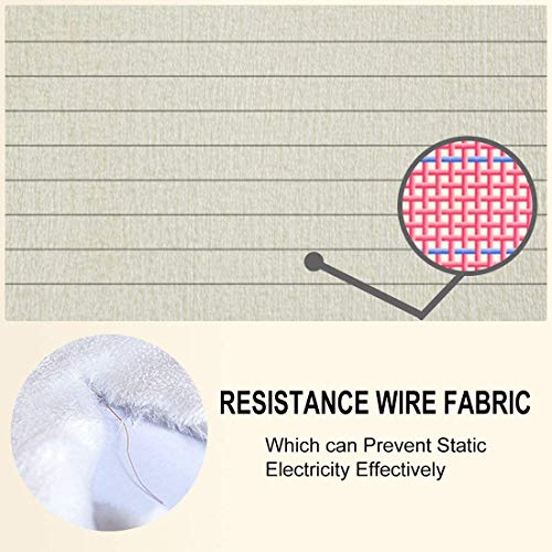 Softcare Soft Queen Size Summer Blanket All Season 350Gsm Thicken Warm Fuzzy Microplush Lightweight Thermal Fleece Blankets For Couch Bed Sofa Ivory 90"*90" #TOP5