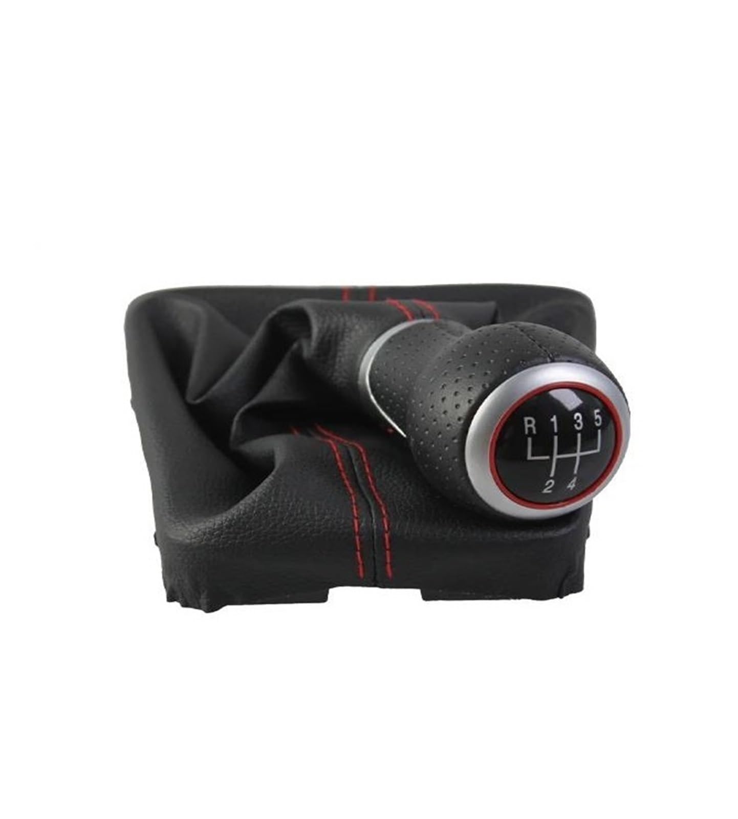 Zncojl Red Car Gear Stick Knob For Audi A4 S4 B8 8K 2007-2015 5/6 Speed Car Gear Knob Lever Head Rod No Modification Requi