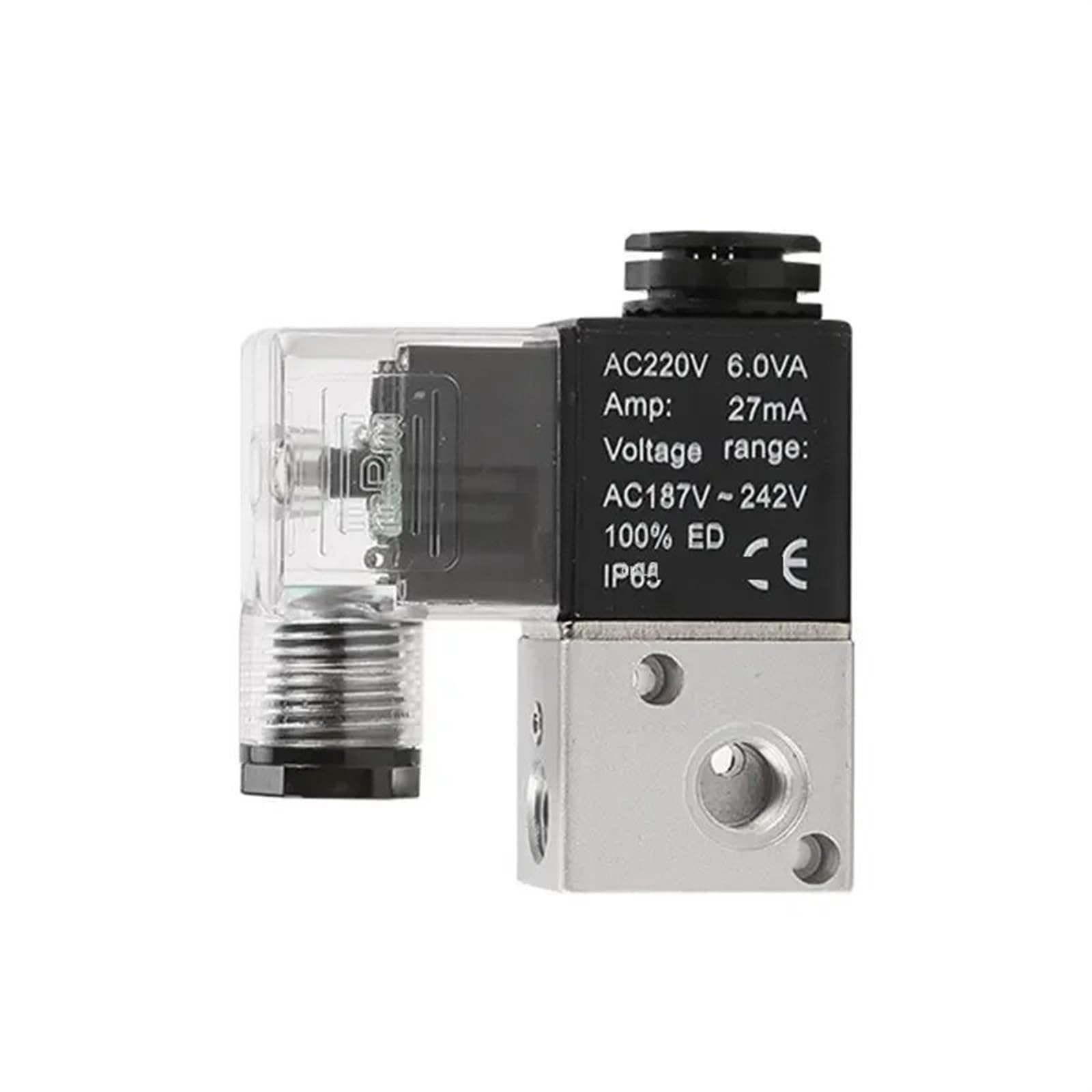 Électrovanne 3V1-06 1/8" pour automatiser un système d'air comprimé