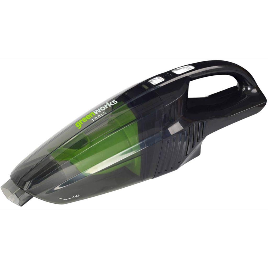 Greenworks Green Works Battery-Powered Hand Vacuum Cleaner G24hv (Li-Ion 24 V 2 Speed 2-Filter System For Wet And Dry Use Without Battery And Charger)