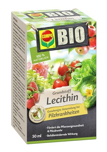 COMPO BIO Grundstoff Lecithin - bei Pilzkrankheiten an Nutz- und Zierpflanzen - stärkt die Pflanzengesundheit - 100{6244d9ccdf2f554a3ec0fa0d6c713fc5cf6175c67a0b85fbcc6e7818e4aba836} natürliche Inhaltsstoffe - 50 ml COMPO BIO Grundstoff Lecithin - bei Pilzkrankheiten an Nutz- und Zierpflanzen - stärkt die Pflanzengesundheit - 100{6244d9ccdf2f554a3ec0fa0d6c713fc5cf6175c67a0b85fbcc6e7818e4aba836} natürliche Inhaltsstoffe - 50 ml