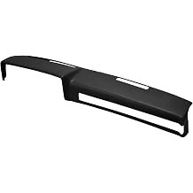 COVERLAY 18-601-BLK Dash Cover Compatible with 1981-1991 Chevy and GMC Pickups and SUVs Black