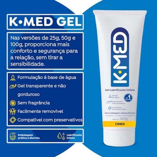 Kit c/ 2 unidades - Gel Lubrificante Íntimo 100g