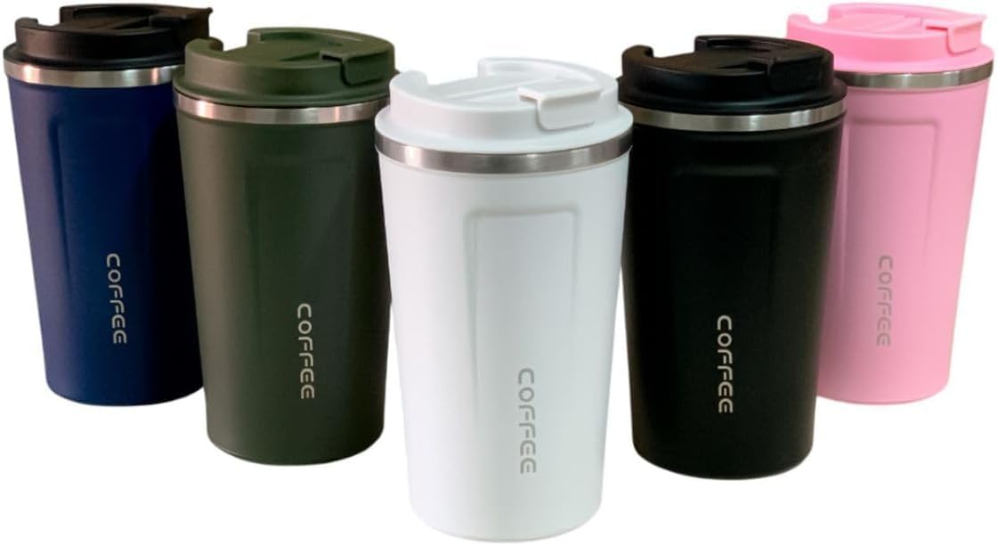 Copo Térmico 510ml Inox com Tampa Vedada | Isolamento a Vácuo | Anti-Vazamento | Mantém