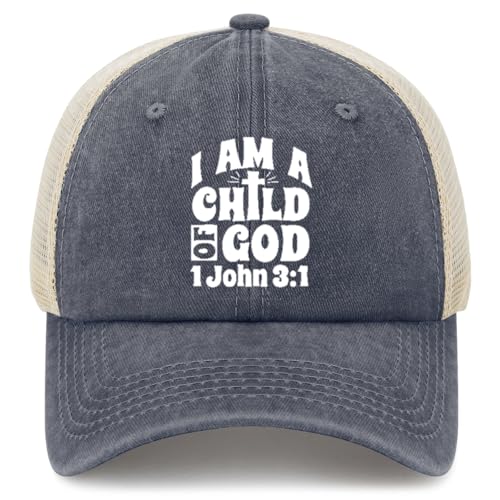 i am a Child of god with a Cross hat Garde Cap for Men