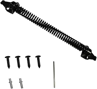 1 Set Self Closing Door Spring Gate Kit Garage Door Spring Gate Spring Self Closing Gate Spring Gate Kit for Wooden Fence Gate Hardware for Wooden Fences Heavy Duty Gate Closer Door Closer