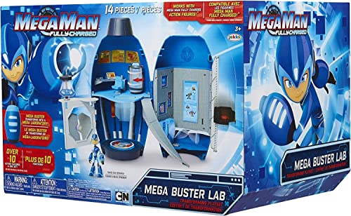 Mega Man Fully Charged 81541-2L The Mega Buster Transforming Lab Playset thumb #2