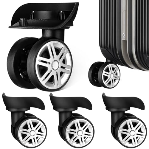 Roulettes doubles universelles valise 4 pièces pivotantes à 360° pour rouler en espace restreint