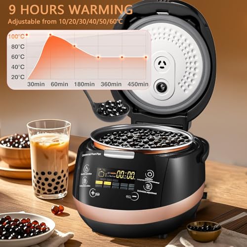 Machine à bubble tea pour cuire les perles de tapioca en restaurant