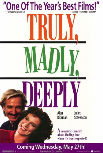 Amazon.com: Truly Madly Deeply Poster Movie (27 x 40 Inches - 69cm x 102cm) (1991) : Everything Else