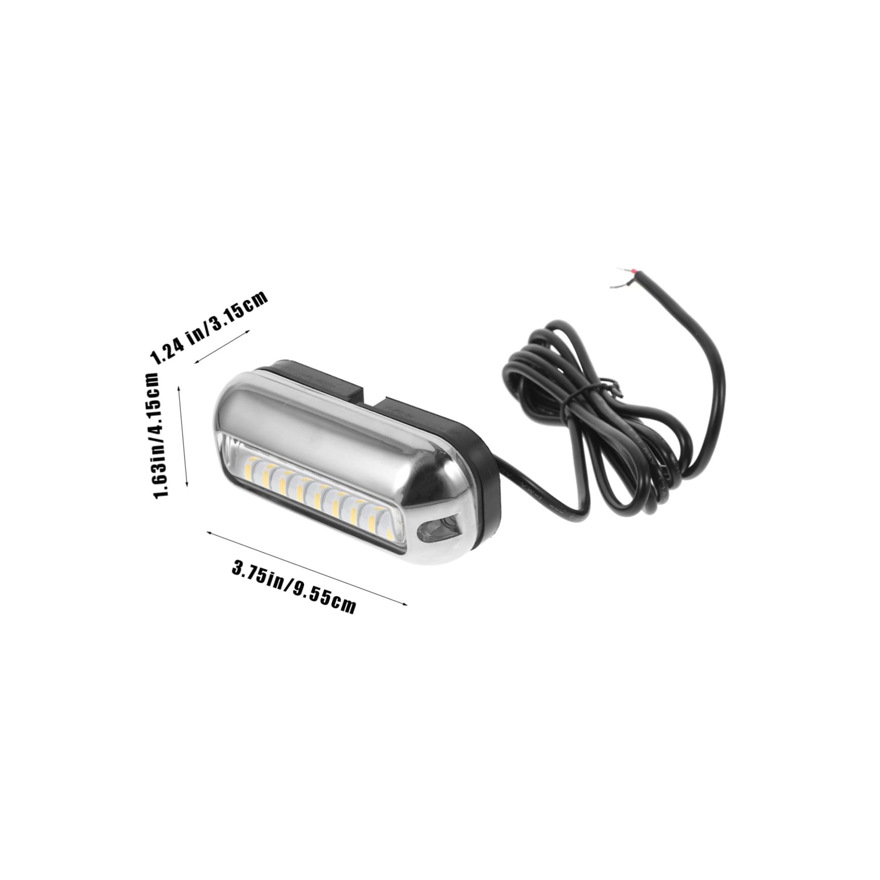 LED Subacquee Impermeabili per Barche con LED Illuminazione Ampia e Resistente Agli Urti per Yacht e Imbarcazioni Nautiche