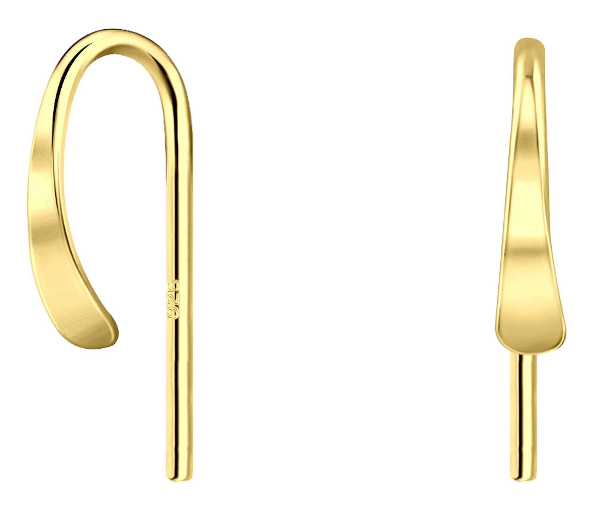 See full amazon price history chart for Via Mazzini 92.5-925 Sterling Silver Gold Plated Curved Dangle Earrings for Women And Girls Pure Silver (ER0264) Via Mazzini 92.5-925 Sterling Silver Gold Plated Curved Dangle Earrings for Women And Girls Pure Silver (ER0264) (B09D848Z2B) Amazon Price History, Amazon Price Tracker