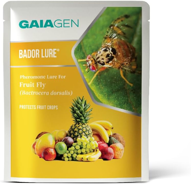 Bador Lure | Pheromone Lure for Fruit Fly (Bactrocera Dorsalis) | Pack of 10 | (Does Not Include Traps).