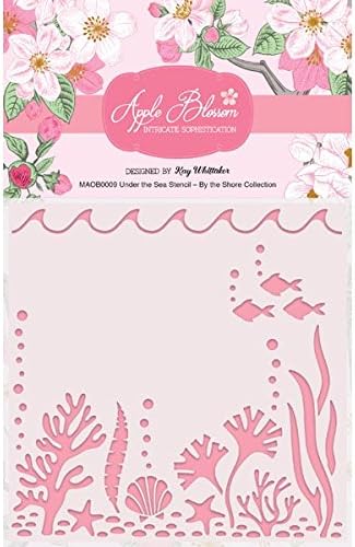 Apple Blossom Stencil Under The Sea by The Shore Collection
