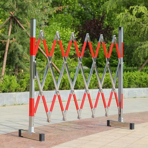 Barrière de sécurité de barricade mobile extensible pour clôture extérieure - 2