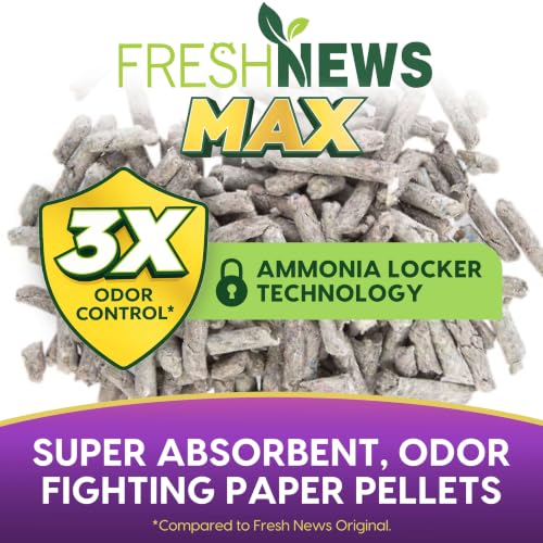 Image of Fresh News MAX Scented Multi-Cat Litter, Non-Clumping, 20 lb