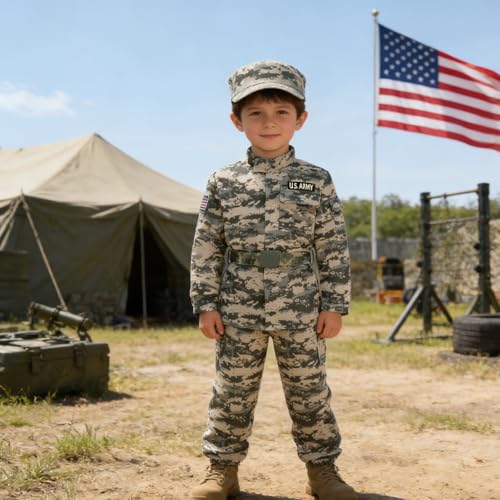 Disfraz Army para Niños Camo Soldado Fuerzas Especiales miniatura 6