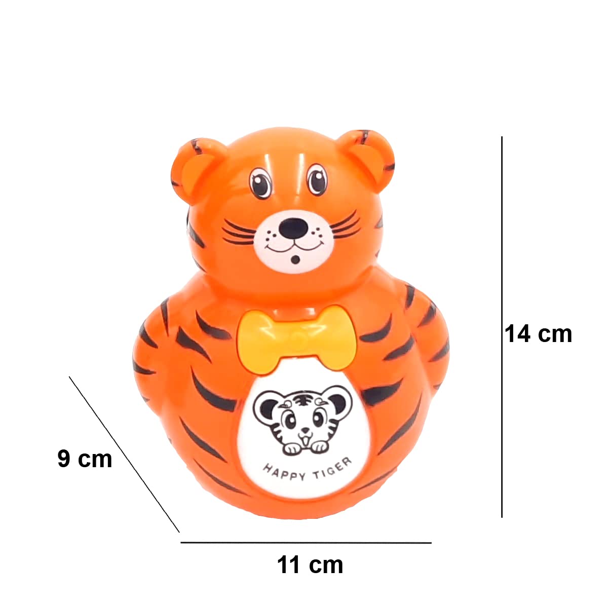 VGRASSP Tumbling Tiger Toys for Kids Push and Shake Best Learning Toy Pushing Or Holding Toys (Tumbling Tiger) - Image 4 thumbnail