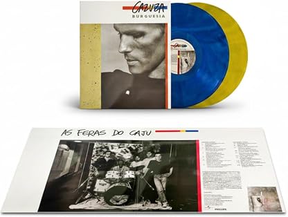 Vinil Cazuza - Burguesia (2LP Azul e Amarelo) por Cazuza, capa do álbum