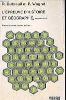 L'Épreuve d'histoire et géographie : Baccalauréat, toutes séries 2711770087 Book Cover