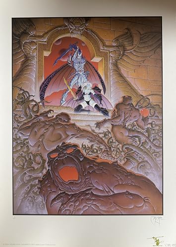 Caza Siquamor S/N° 500 affiche poster d'art fantastique format 50X70 Cm