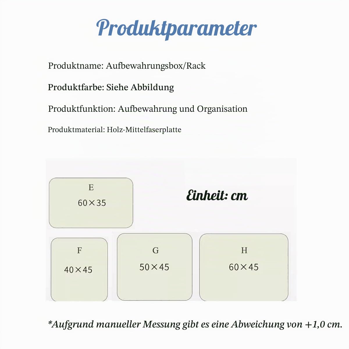 Untertisch-Druckerständer mit feststellbaren Rädern, 1 Etagen, mobiler Druckerwagen und Ablage für kleine Räume, Weiß, 59,9 cm B x 45 cm T
